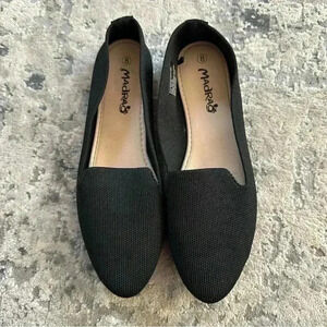 MadRag Women's Knitted Flat Slip-on Almond Toe Memory foam Shoes US Size 8M